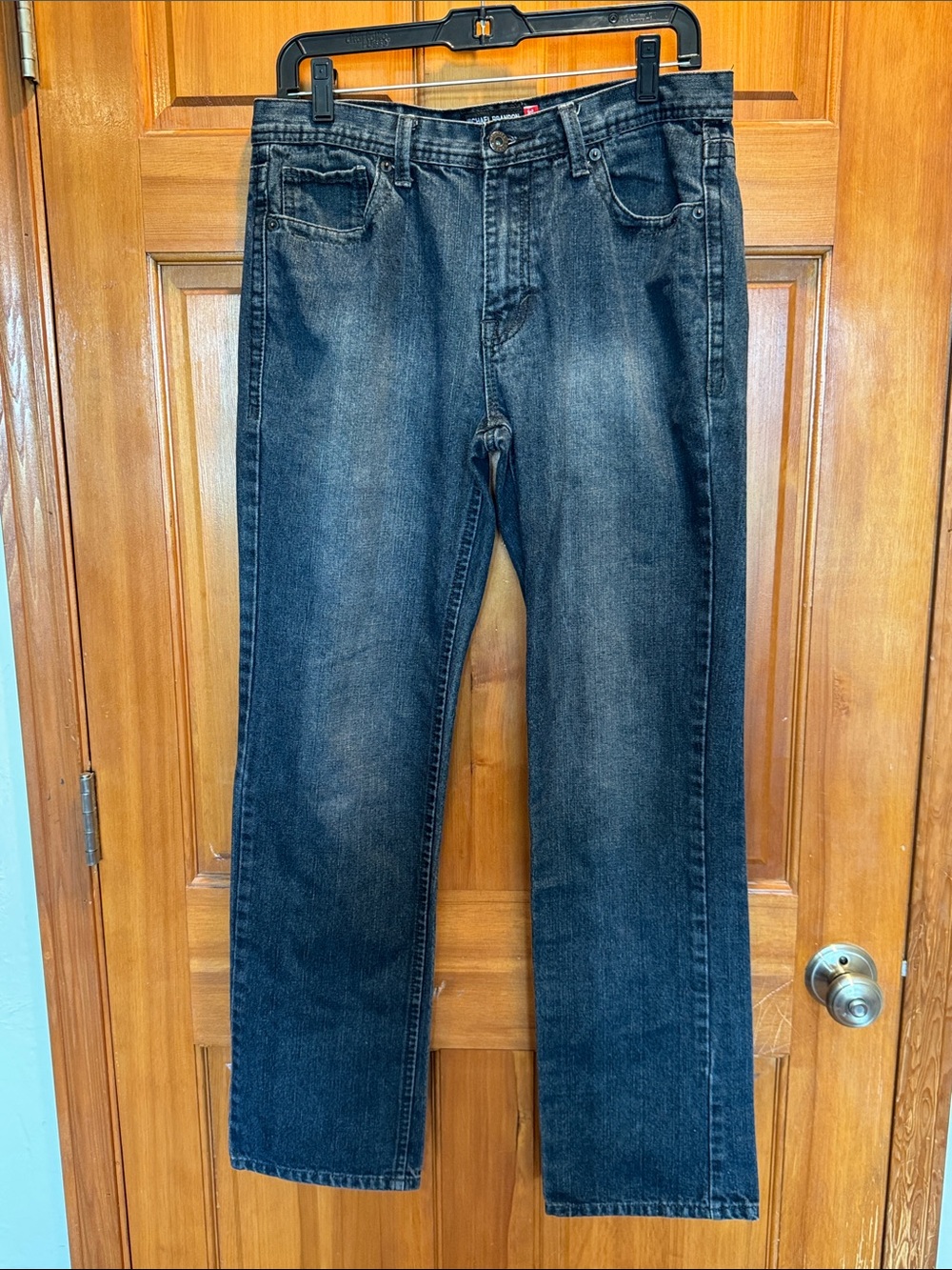 Michael Brandon Men's Dark Jeans - Straight Leg Jeans Size 32 x 32